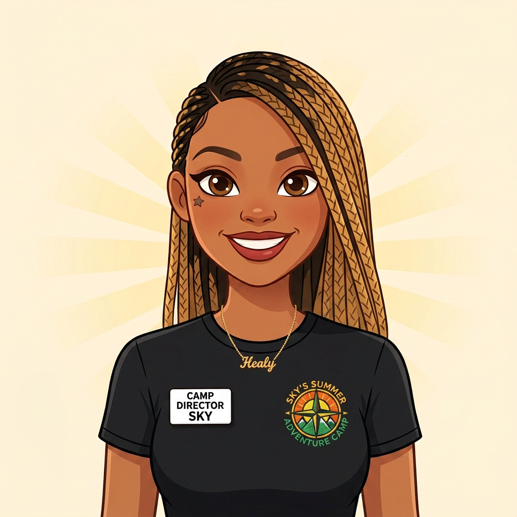 Sky, Founder & Camp Director of Sky's Summer Adventure Camp